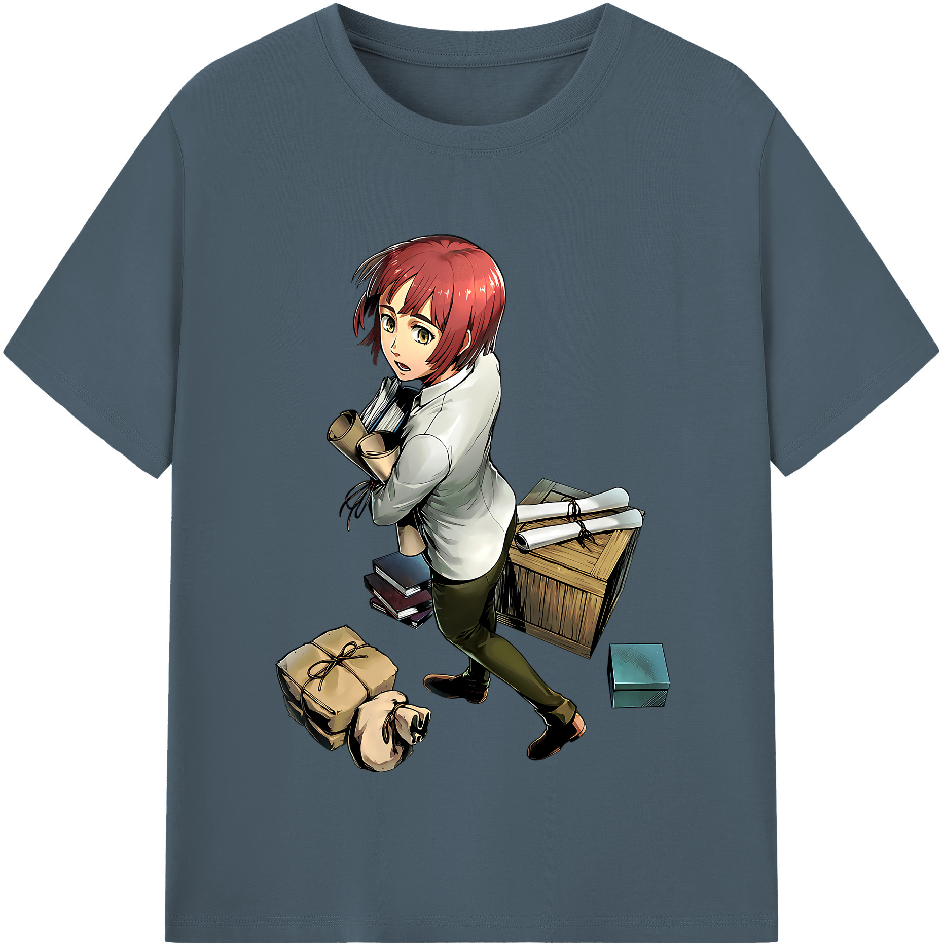 （画像用） 進撃の巨人 Attack on Titan 綿100％半袖Tシャツ（フロントプリント）